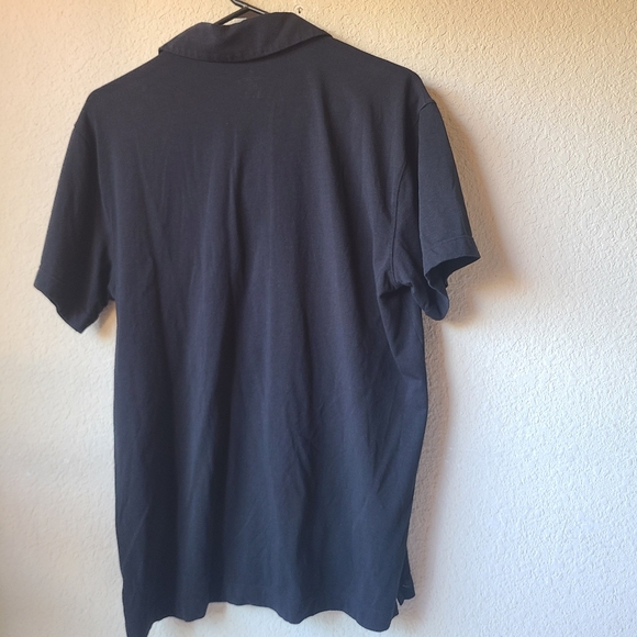 #57 Fabletics Men's Black Polo Shirt Size M - Picture 3 of 8
